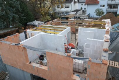 Erdgeschoss vom Neubau Einfamilienhaus in Mühlheim am Main (Hessen)