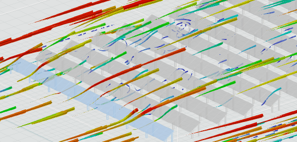 Windsimulationen von ESTATIKA